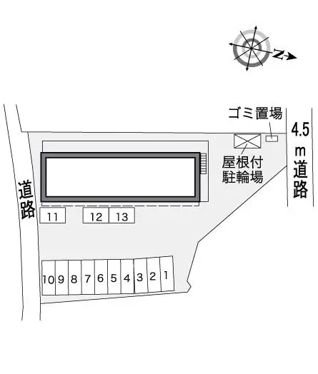 ★手数料０円★富士宮市宮原 月極駐車場